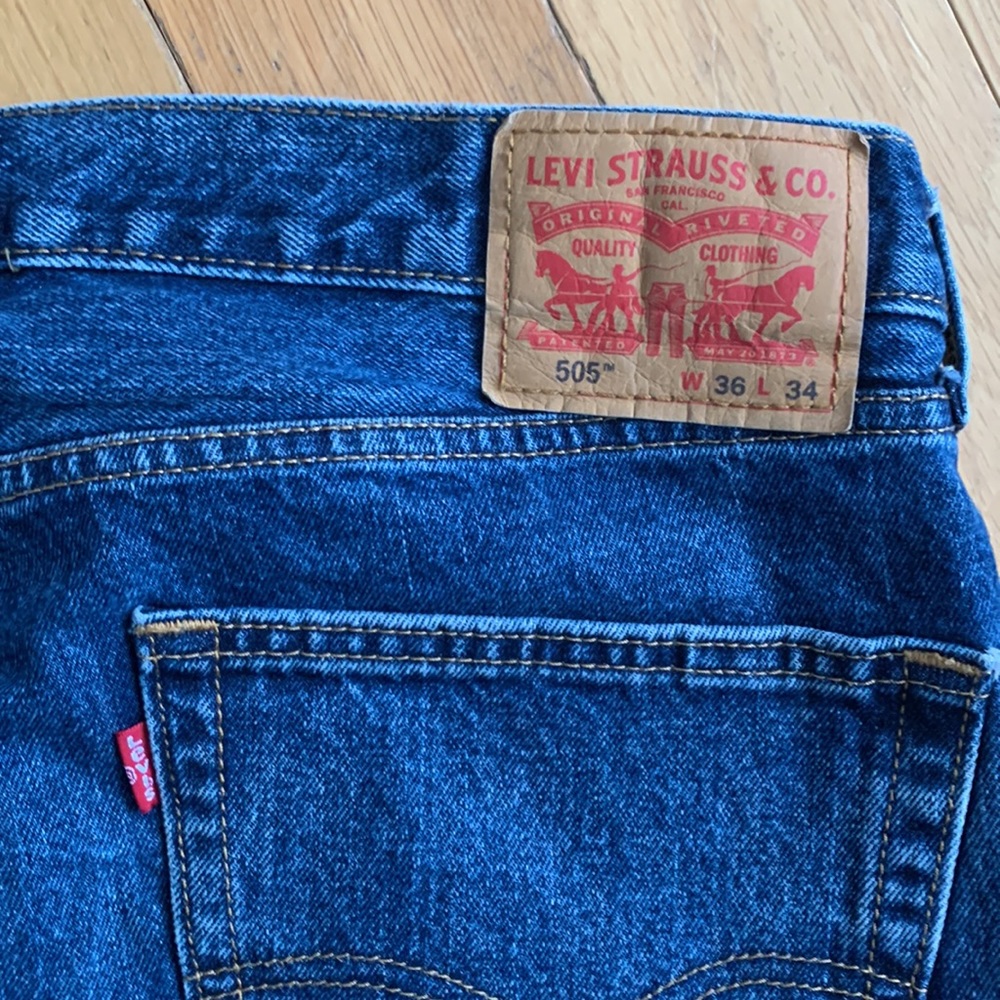 Levi’s 505 Jean Mens 36x34